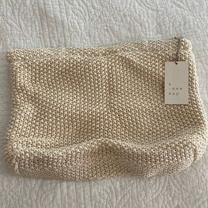 Brand new A New Day knit clutch
